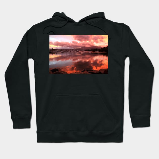 Sunset reflections Hoodie by Kirkcov